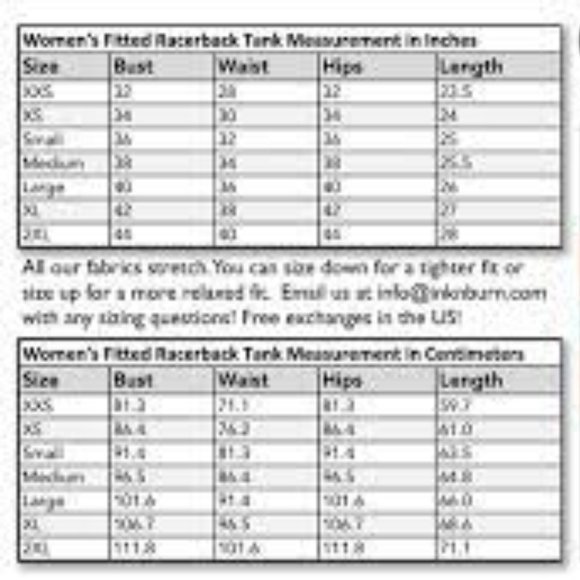 INKnBURN 2XL (12-14) BOHO DIAMOND SLEEVELESS Tank Running Tech Shirt NWOT - Picture 11 of 11